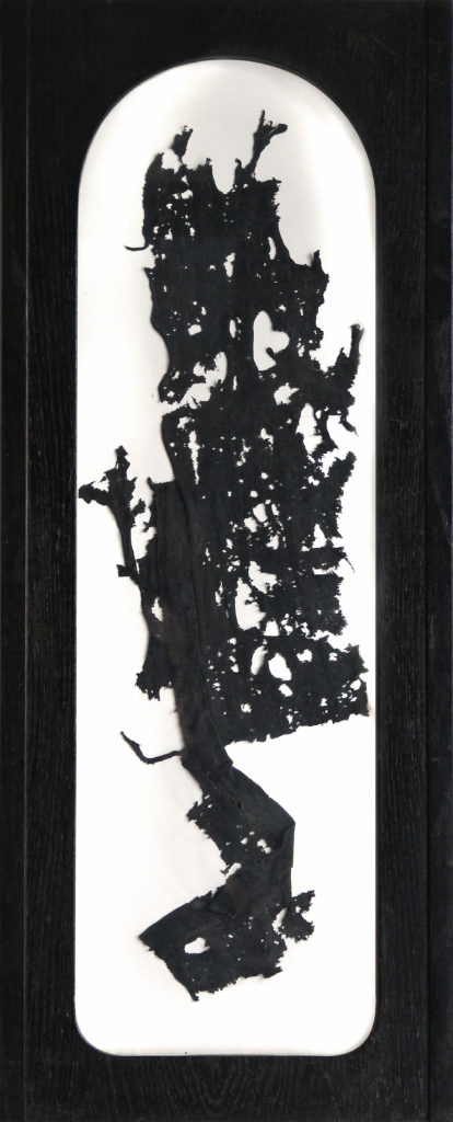 Květy zla, 1992, 76 x 31 cm, trikotáž / v soukromé sbírce / č. 18