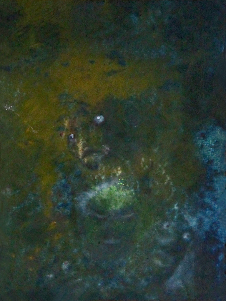 Duše v očistci, 2012, 49 x 35 cm, olej na kartonu / v soukromé sbírce / č. 49