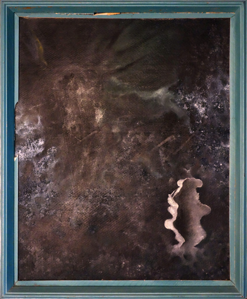 Útěk, 1991, 41 x 51 cm, olej na kartonu / v soukromé sbírce / č. 258 