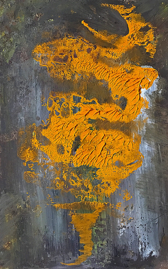 "Džin", 2010, 19 x 12 cm, olej na papíře / k prodeji / č. 271